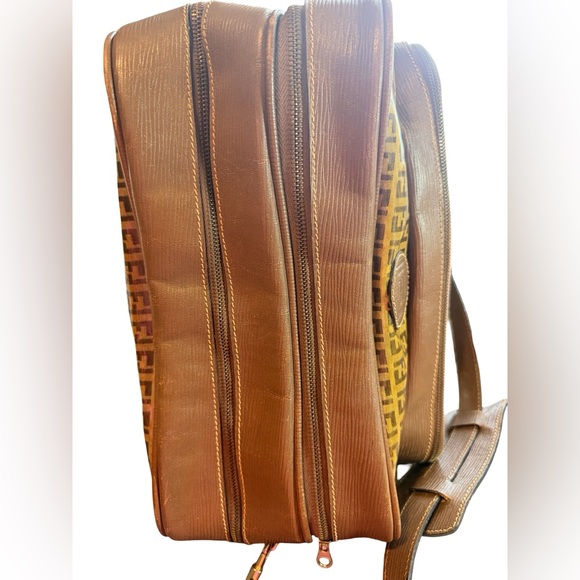 Fendi Brown Monogram Travel Bag - Picture 9 of 12